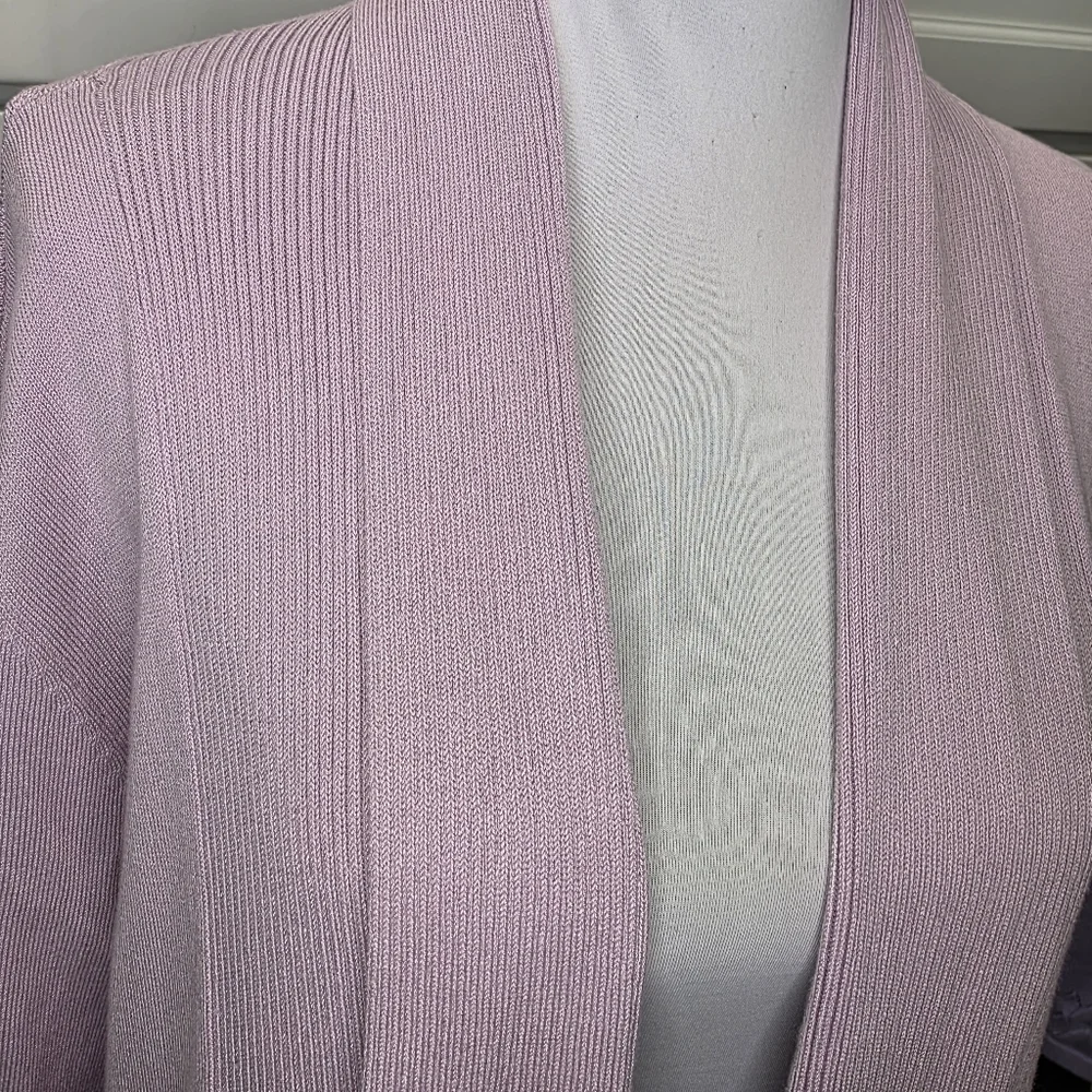 Cato Open Front Cardigan Sweater - Lavender Women's Size 14W-16W